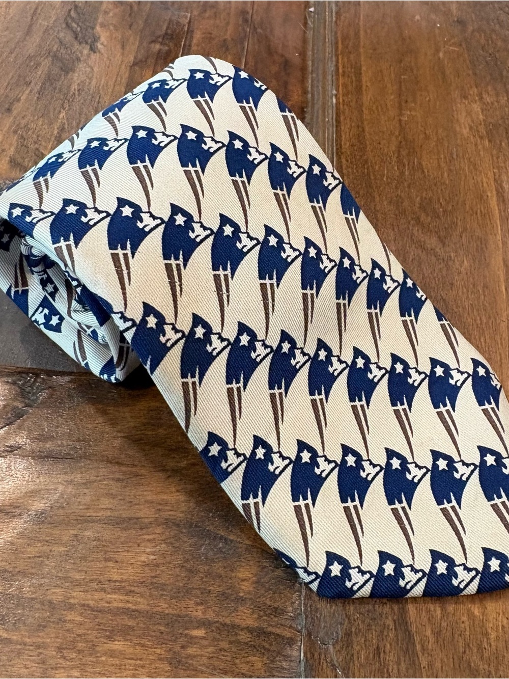 Boys New England Patriots All Over Print 48 Inch Ties Neckties NFL